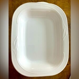 White Ceramic Baking Dish